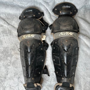 Black Youth All Star Catcher's Leg Guard (Used)