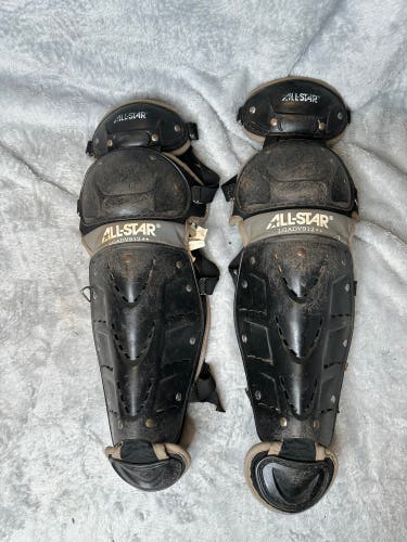 Black Youth All Star Catcher's Leg Guard (Used)