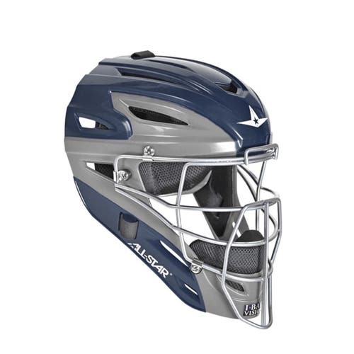 All Star Mvp 2500 Catcher's Mask Navy and silver Adult large (Used)
