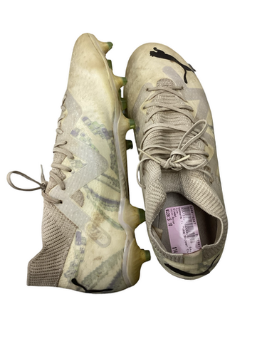 Used Puma Soccer Cleats Beige Senior 10 11613-S000176387