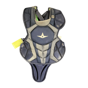 Used All-Star CHEST PROTECTOR Catchers Chest Protector Navy Blue Adult 11613-S000176579