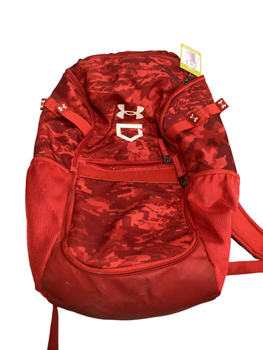 Used Under Armour BACKPACK BB/SB Player Backpack Red 11613-S000176503