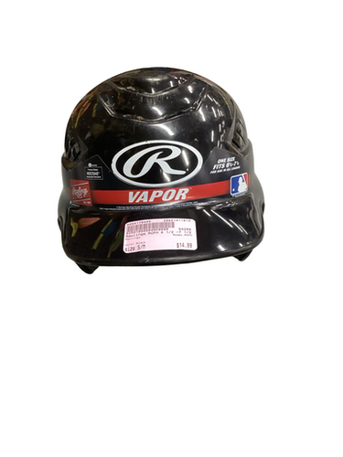 Used Rawlings RCFH Batting Helmet No Mask Black S/M 11613-S000176495