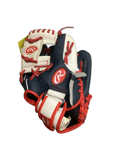 Used Rawlings PLAYERS SERIES BB/SB Glove RH Throw Navy And White 11" 11613-S000176494