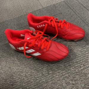 Used Adidas Soccer Cleats Red Junior 04.5 11614-S000230223