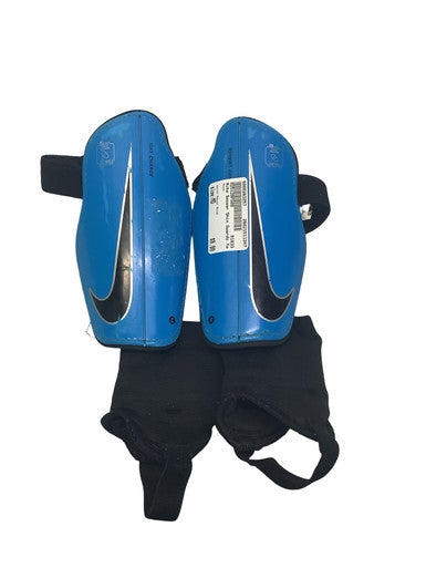 Used Nike Soccer Shin Guards Youth Royal Blue MD 11347-S000263257