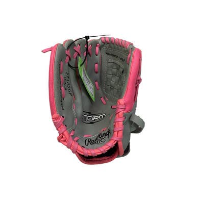 Used Rawlings STORM BB/SB Glove LH Throw Grey 10" 11347-S000263245