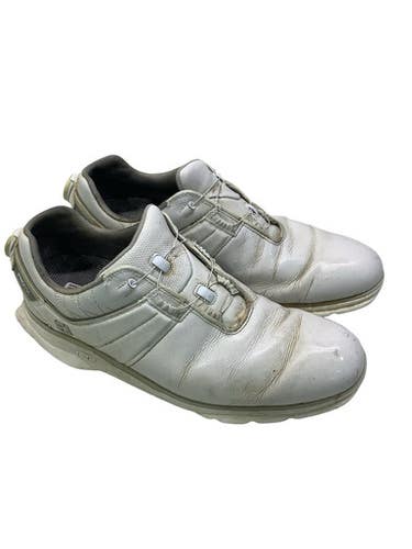 Used Foot Joy Mens Golf Shoes White Senior 11 11347-S000263230