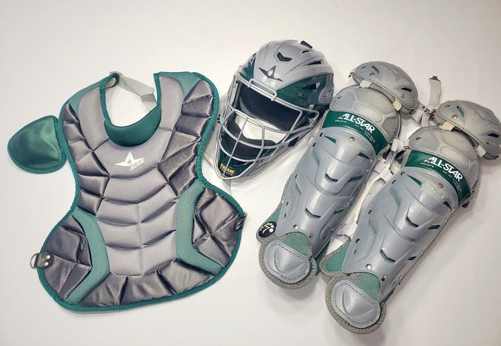 All-Star System 7 Youth Catchers Set (Green/Graphite)