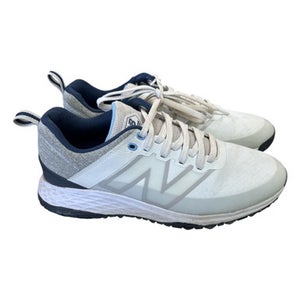 Used New Balance MG406WB Mens Golf Shoes White And Navy Blue Senior 9 11862-S000092660