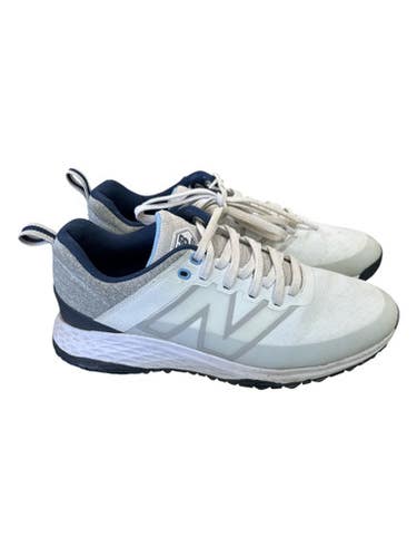 Used New Balance MG406WB Mens Golf Shoes White And Navy Blue Senior 9 11862-S000092660