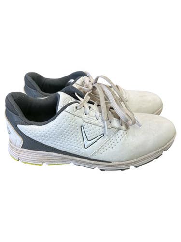 Used Callaway CGJ107WLM Womens Golf Shoes White And Grey Senior 7 11862-S000092659