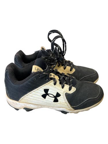 Used Under Armour 4209553-467 BLK/WHT CLEAT BB/SB Cleats Black And White Junior 01 11862-S000092634