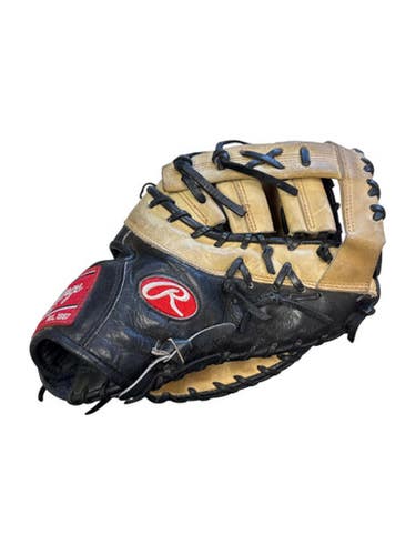 Used Rawlings PRODCTCB BB/SB First Base RH Throw Black And Natural 13" 11862-S000092630