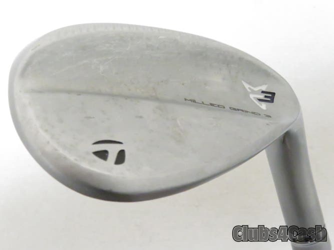 TaylorMade Milled Grind 3 MG3 RAW Chrome Wedge Dynamic Gold Tour Issue 52 SB 09