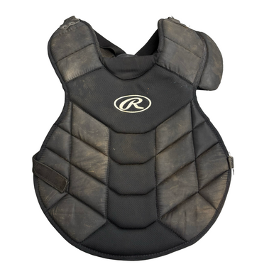 Used Rawlings CHEST PROTECTOR Catchers Chest Protector Black Junior 11760-S000087339