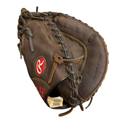Used Rawlings PLAYER PREFERRED BB/SB Catchers RH Throw Brown 33" 11760-S000087340