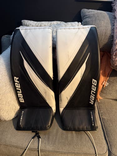 32" Bauer Vapor Hyperlite 2 Goalie Leg Pads Pro Stock (Used)