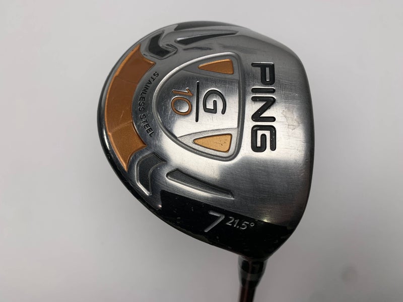Ping G10 7 Fairway Wood 21.5* TFC 129 F Soft Regular Senior Graphite Mens RH