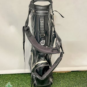 Used Sun Mountain H2NO Waterproof 3-Way Golf Carry Bag Rainhood Not Included