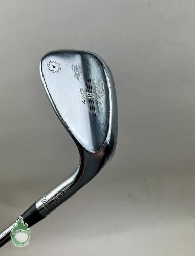 RH Titleist Vokey Chrome SM7 F Grind Wedge 54*-14 Wedge Flex Steel Golf Club
