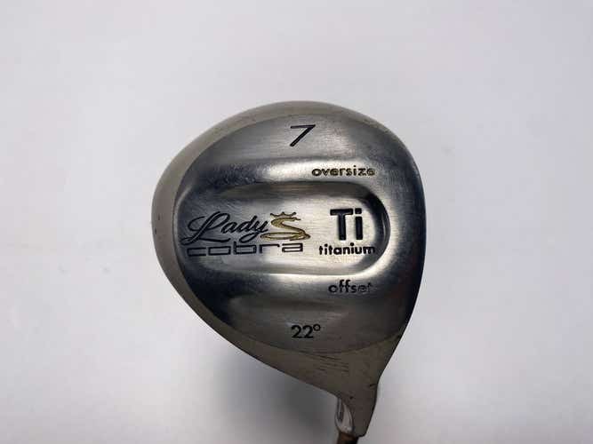 Cobra Lady Cobra Oversize Offset 7 Fairway Wood 22* Titanium Ladies RH