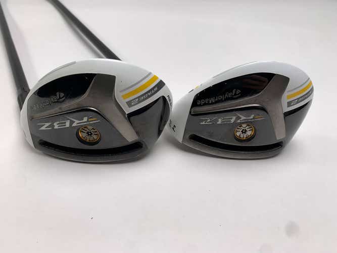 TaylorMade RocketBallz Stage 2 3 & 4 Hybrid Set 19* 22* RocketFuel 65g Stiff RH