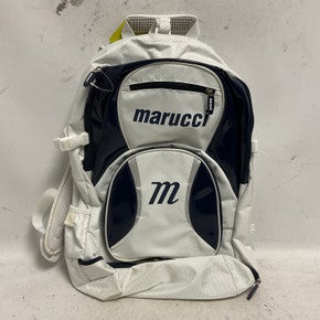 Used Marucci BB/SB Player Backpack Navy And White 11855-S000198807