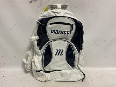 Used Marucci BB/SB Player Backpack Navy And White 11855-S000198807