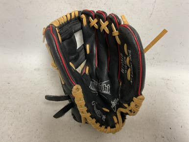 Used Rawlings Highlight Series H105IB Baseball Glove RH Throw Black 10 1/2" 11855-S000198796