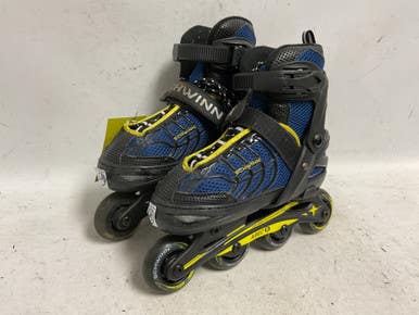 Used Schwinn ABEC 5 ADJ 1-4 Junior Rec Fitness Skates Navy Blue Adjustable 11855-S000198785