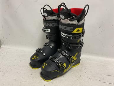 Used Lange LX 120 Mens DH Ski Boot Black And Yellow 255 MP - M07.5 - W08.5 11855-S000198777