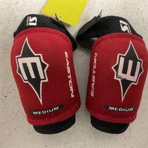 Used Easton STEALTH S1 Youth Elbow Pads Black And Red MD 11855-S000198772