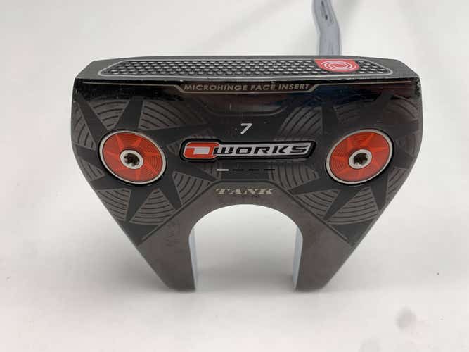 Odyssey O-Works Tank 7 Putter 34.5" SuperStroke Wrist Lock Mens RH