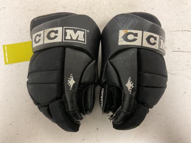 Used CCM HG 120 Senior Gloves White/Black/Royal 14" 11855-S000198697
