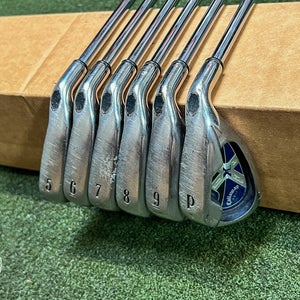 Used Right Handed Callaway X-18 Irons 5-PW Uniflex Steel Golf Club Set