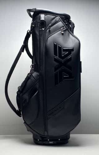 PXG Darkness Hybrid Stand Bag Black 6-Way Divide Single Strap Golf Bag
