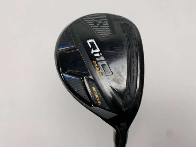 TaylorMade Qi10 MAX 5 Hybrid 27* Fujikura Speeder NX 50g Senior Graphite Mens RH