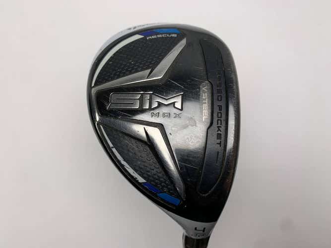 TaylorMade SIM MAX 4 Hybrid 22* Fujikura Ventus Blue 6R 60g Regular Mens RH