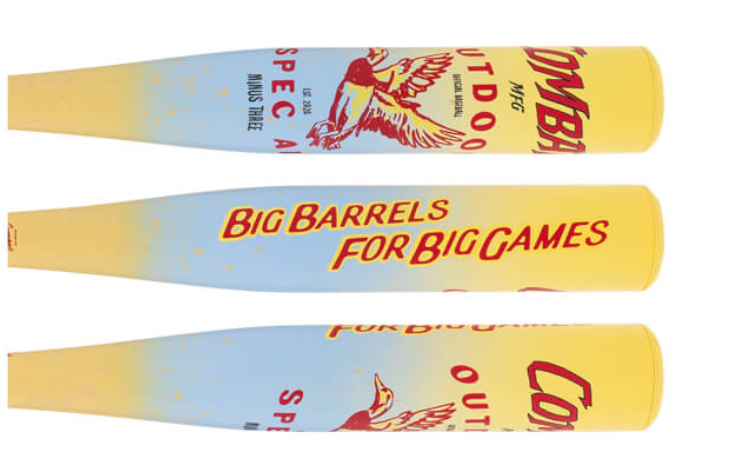New COMBAT MFG Spec A1 Big Barrels BBCOR Baseball Bat: CBB6GUN3