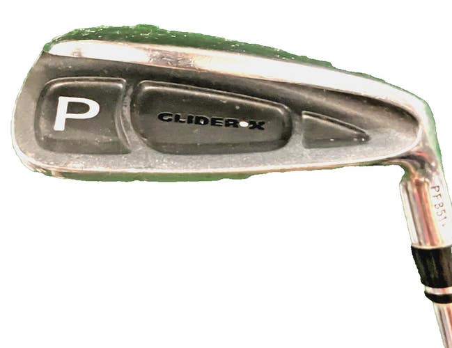 Maltby Glider X PF851 Pitching Wedge Stiff Steel 35.5" RH Nice Jumbo Lamkin Grip