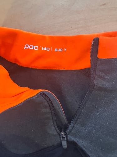 Black Small / Medium Kids Unisex POC cut resistant base layer top Jersey (Used) Size 140 8-10Y