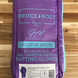 Bruce Bolt Large Creator Series Batting Gloves (New)