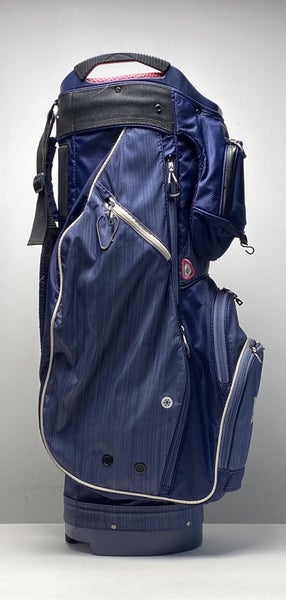 Sun Mountain Lightweight Cart Bag Navy 15-Way Divide Strap Ladies Golf Bag