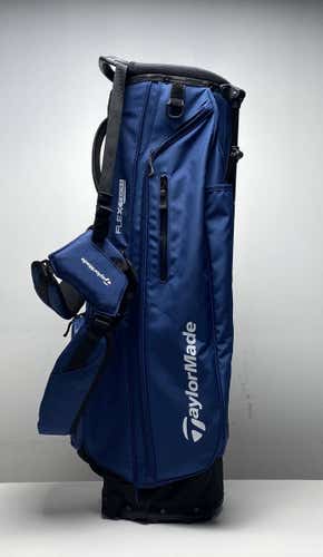 TaylorMade Flex Tech Stand Bag Blue 4-Way Divide Dual Strap Golf Bag