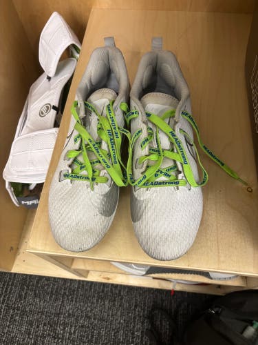 White Men's Size M 11.0 (W 12.0) Adult Nike Vapor Edge 360 Cleats (Used)