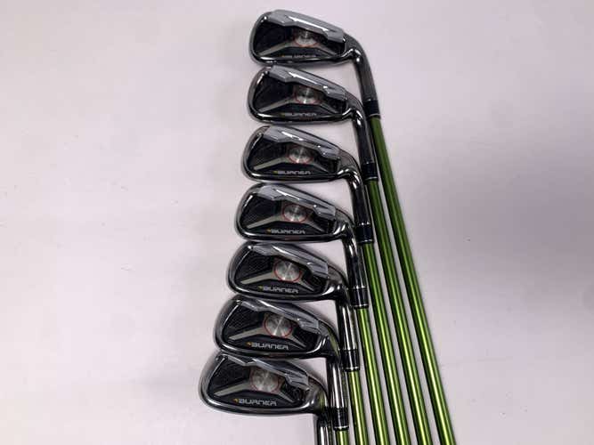 TaylorMade Burner 2009 Iron Set 4-PW Aldila NV Green 85g Regular Graphite RH