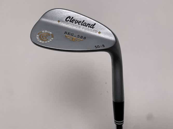 Cleveland 588 Satin 2012 Wedge 50* 8 True Temper Tour Concept Steel Mens RH
