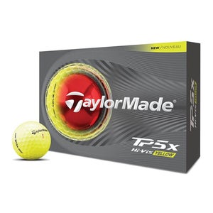 Taylor Made TP5x Golf Balls (Hi-Vis Yellow, 12pk) 1dz 2026 NEW