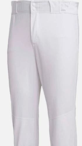 Adidas Men's Large White Icon Pro Knee-Length Baseball Pants (New)